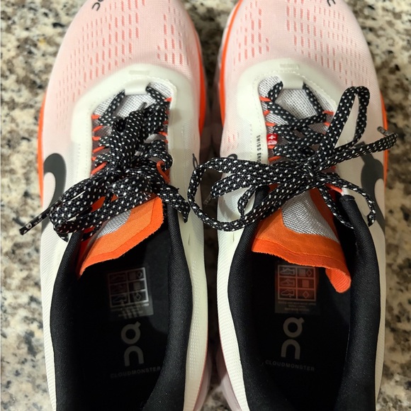 Brand New, Never Worn - On Running Women's Orange and Black Sneakers - Picture 4 of 5